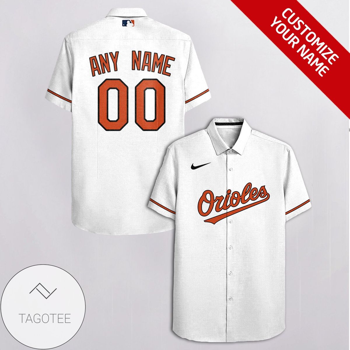 Baltimore Orioles 50th State Hawaiian Shirt