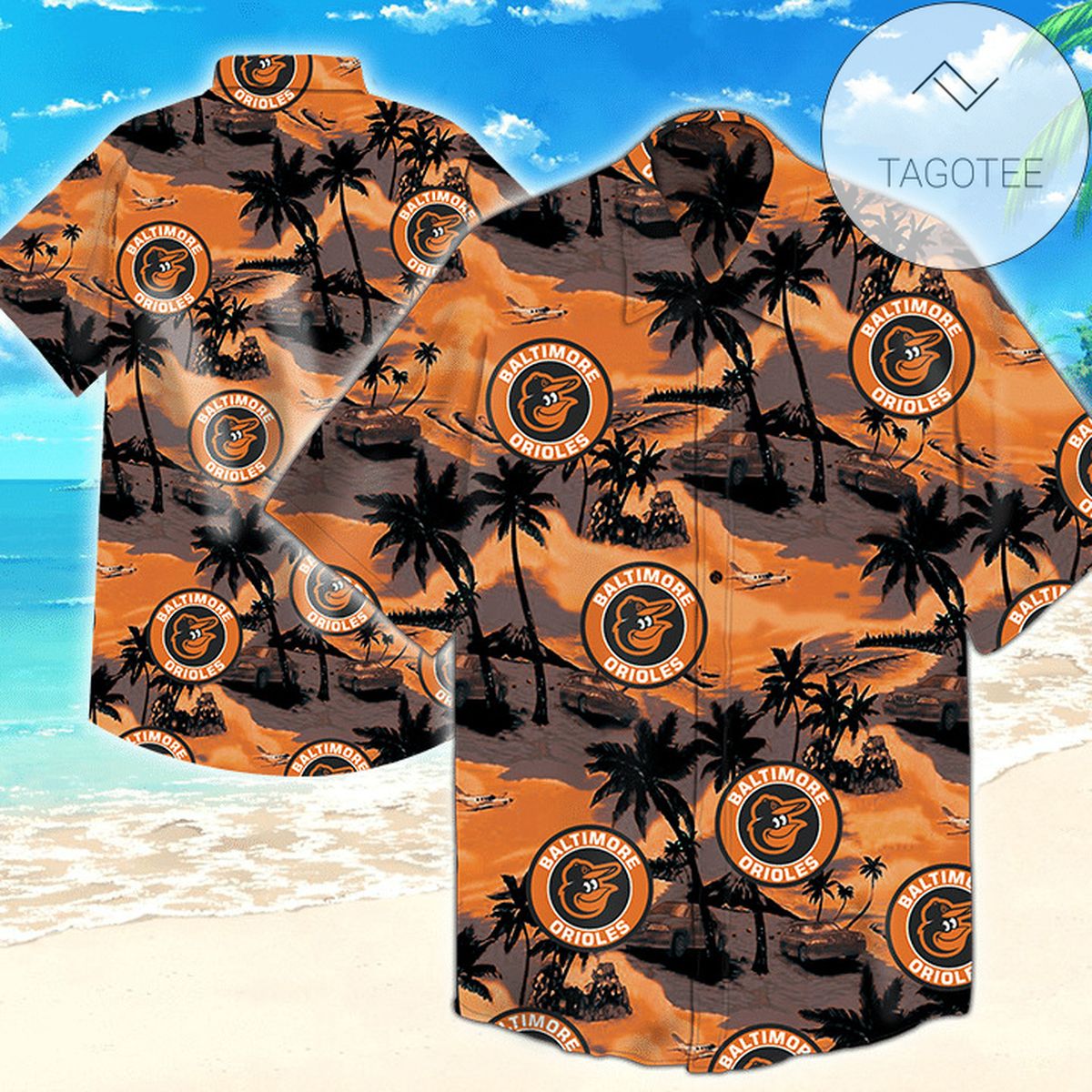 Baltimore Orioles 50th State Hawaiian Shirt