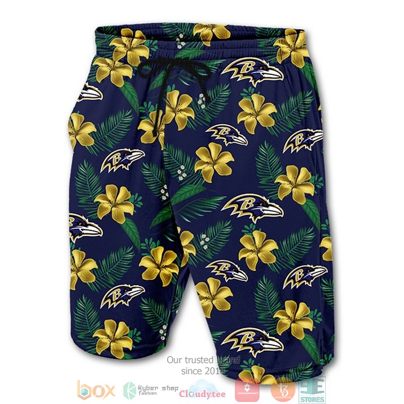 Baltimore Ravens Hawaiian Shorts