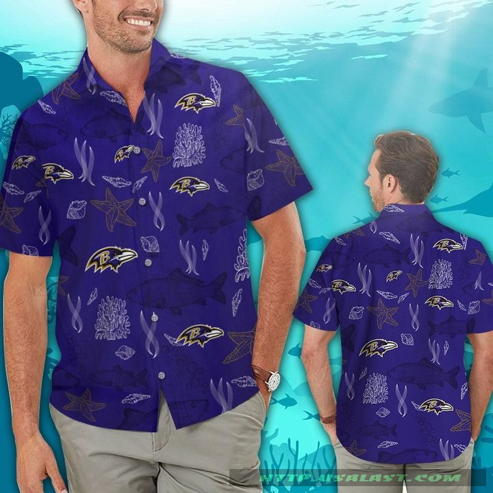 Baltimore Ravens Pirates Aloha Hawaiian Shirt