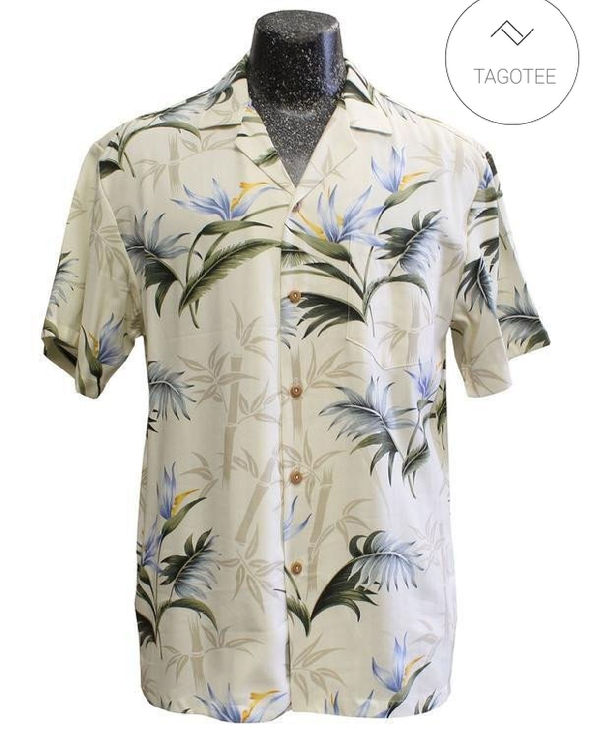 Bamboo Ginger Floral Hawaiian Shirt