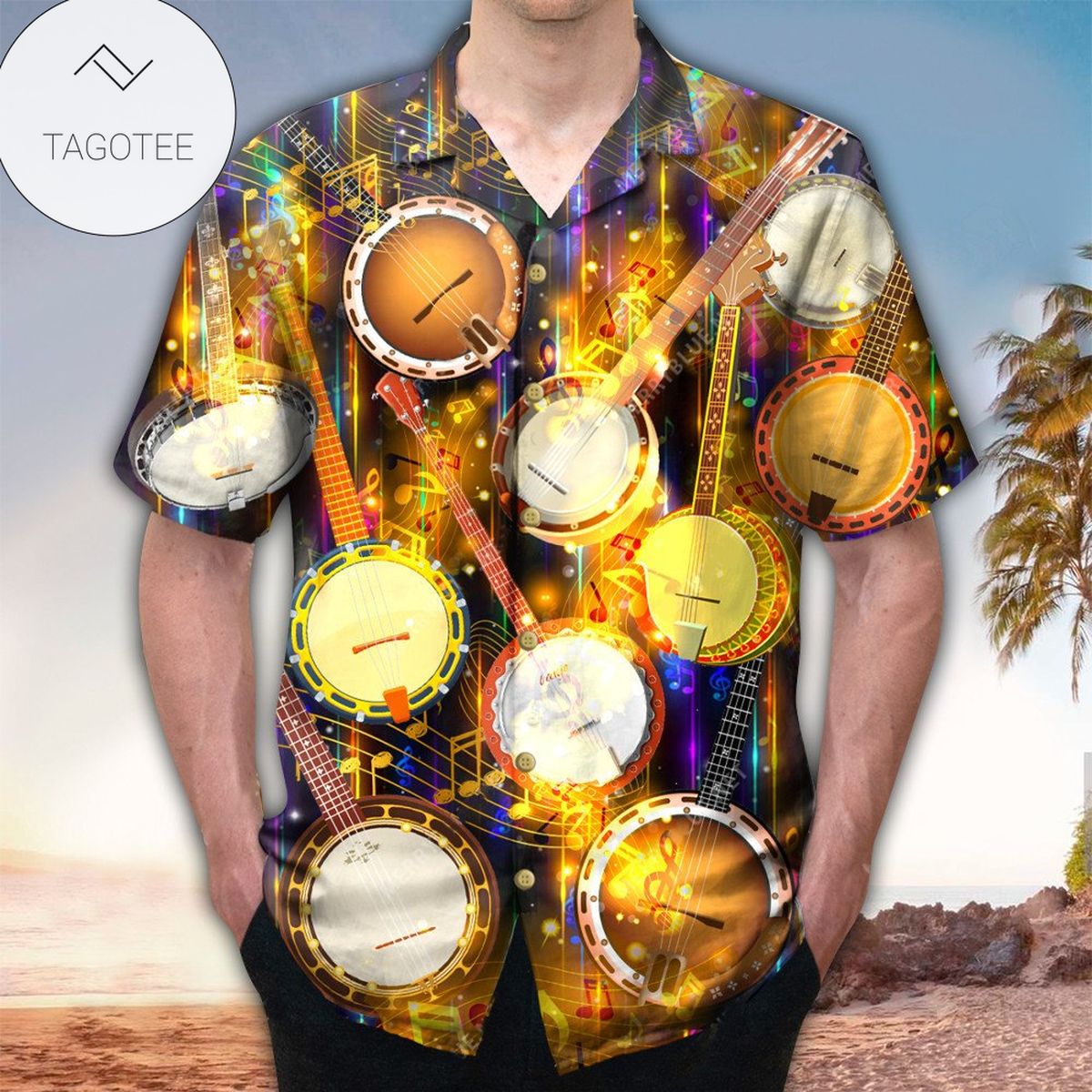 Banjo Shirt Banjo Hawaiian Shirt For Banjo Lovers