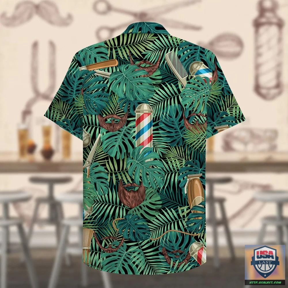 Bar-B-Que Tastes Like Freedom Personalized Grill Independence Day Hawaiian Shirt