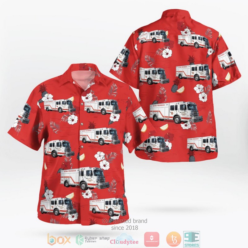 Bardwell Fire Department Bardwell Kentucky Hawaiian Shirt