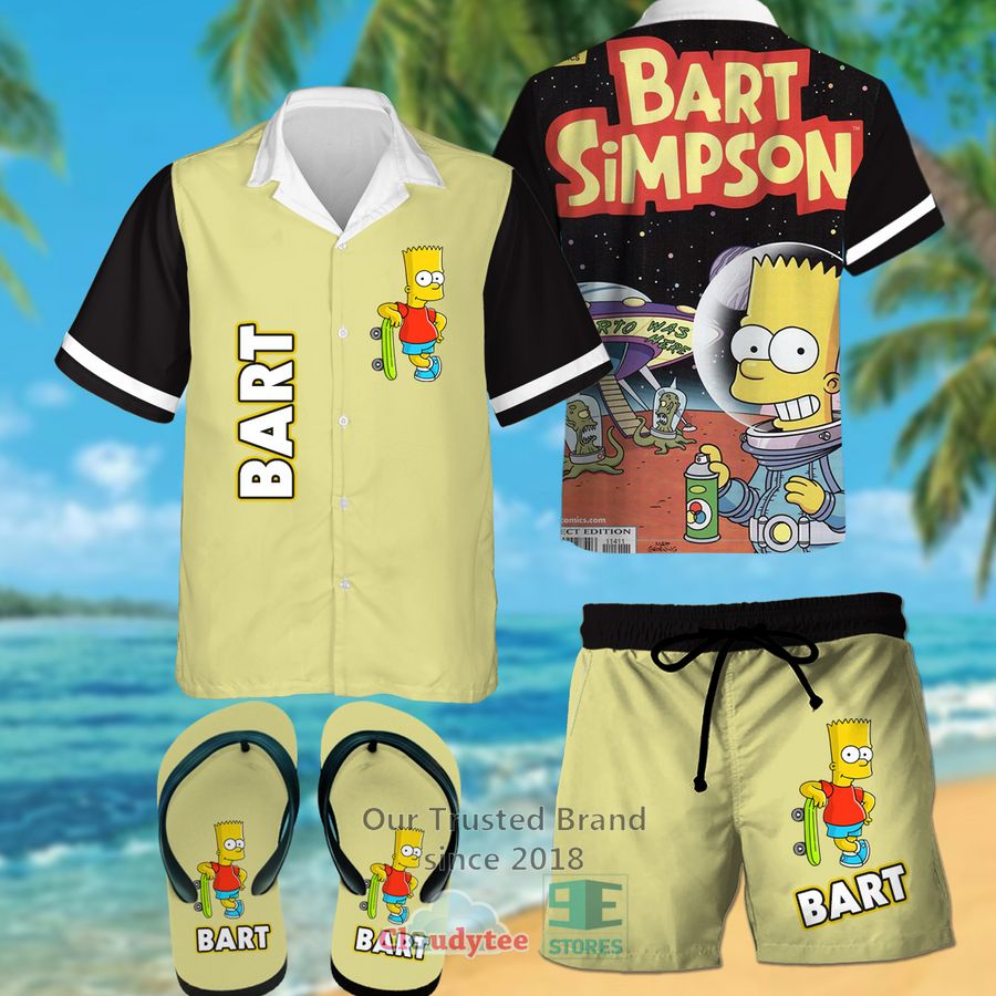 Bart Simpson Hawaiian Shirt, Shorts