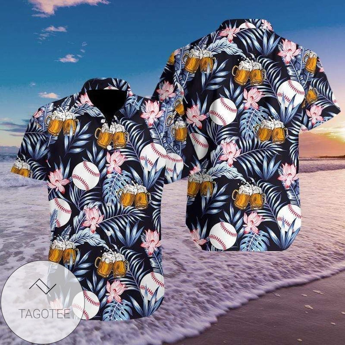 Barrel Racing Sunset Hawaiian Shirt