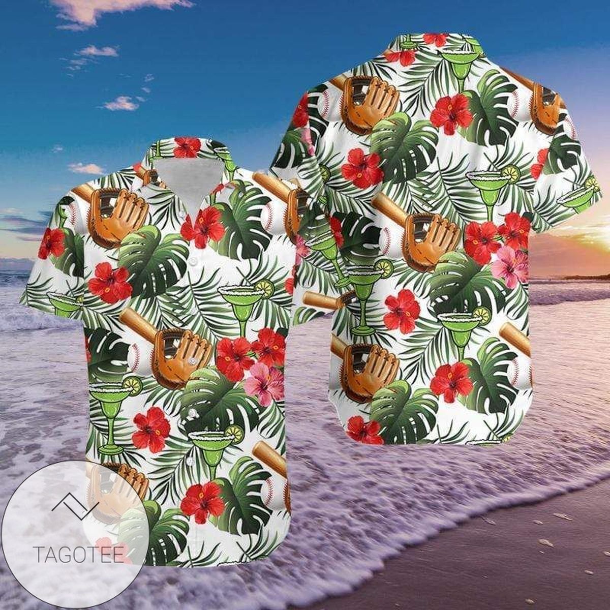 Baseball Batter Hawaiian Shirt