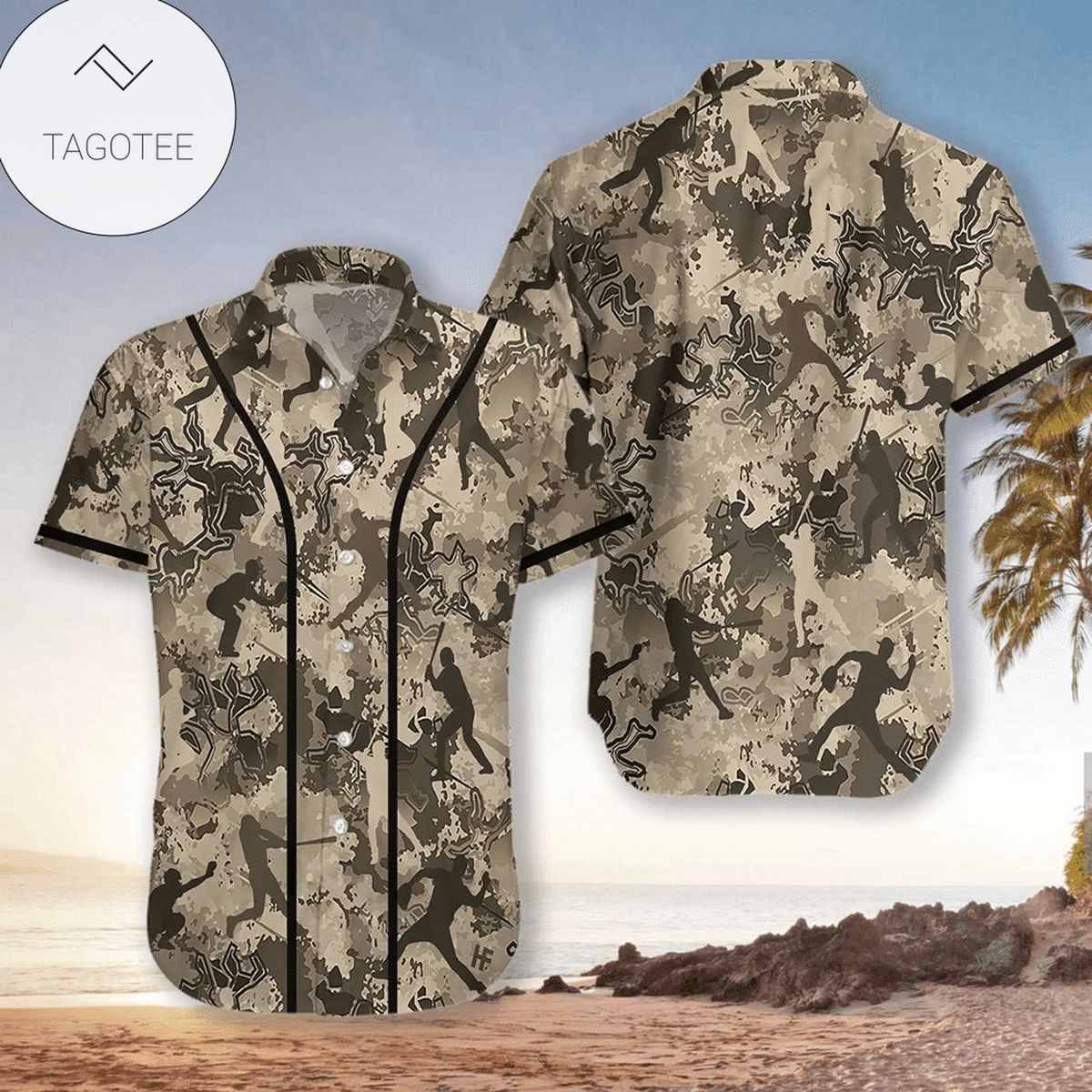 Baseball Batter Hawaiian Shirt