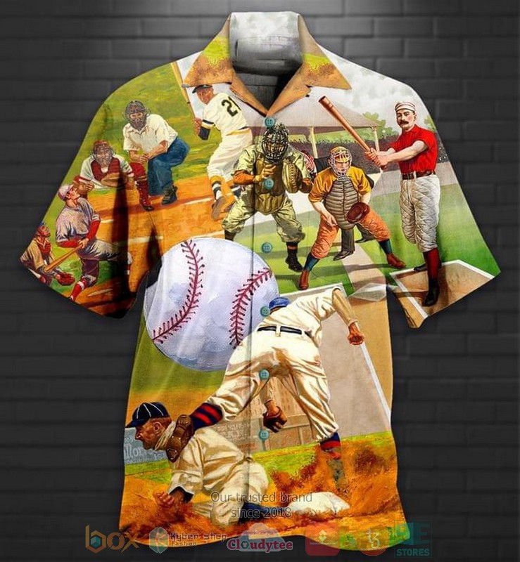 Baseball Sports Hawaiian Shirt