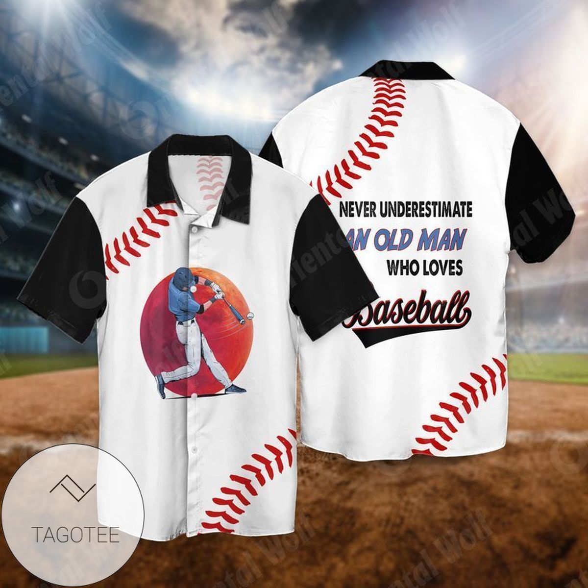 Baseball Lovers Playing Stand Hawaiian Shirt