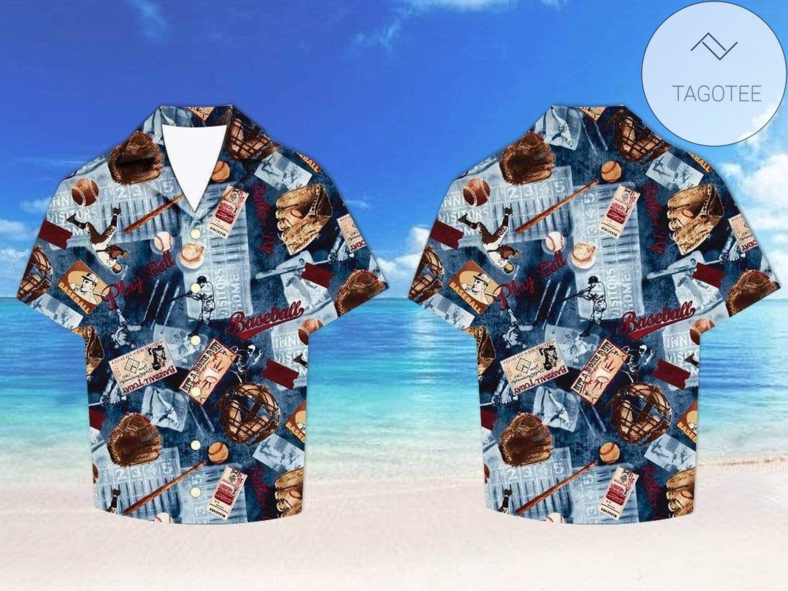 Baseball Lovers Playing Stand Hawaiian Shirt