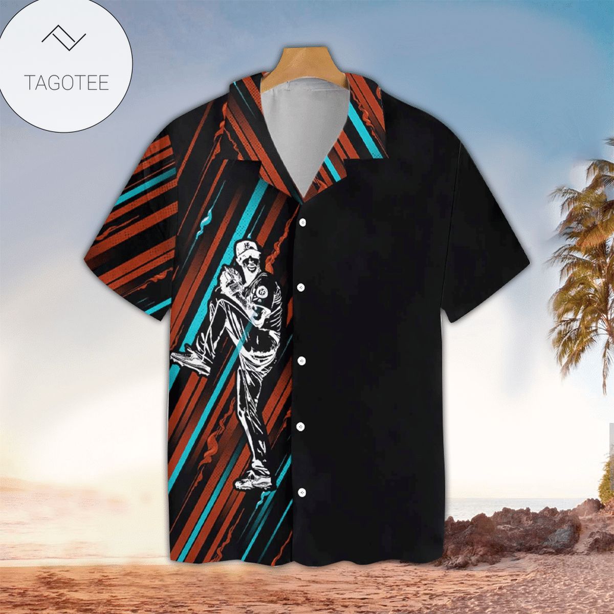 Baseball Pitching Grips Hawaiian Shirts #h