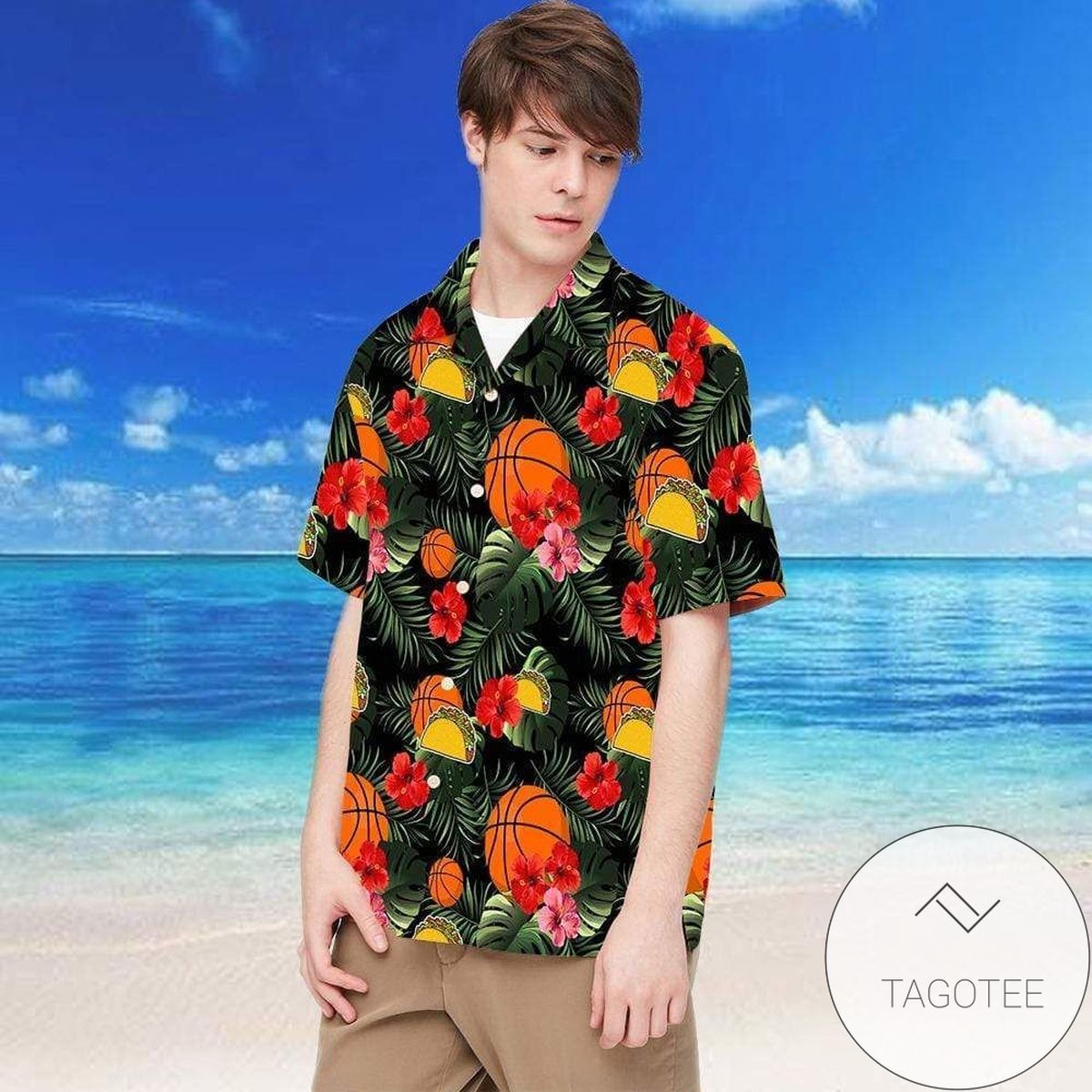 Basketball Aloha Shirt Perfect Hawaiian Shirt For Basketball Lover