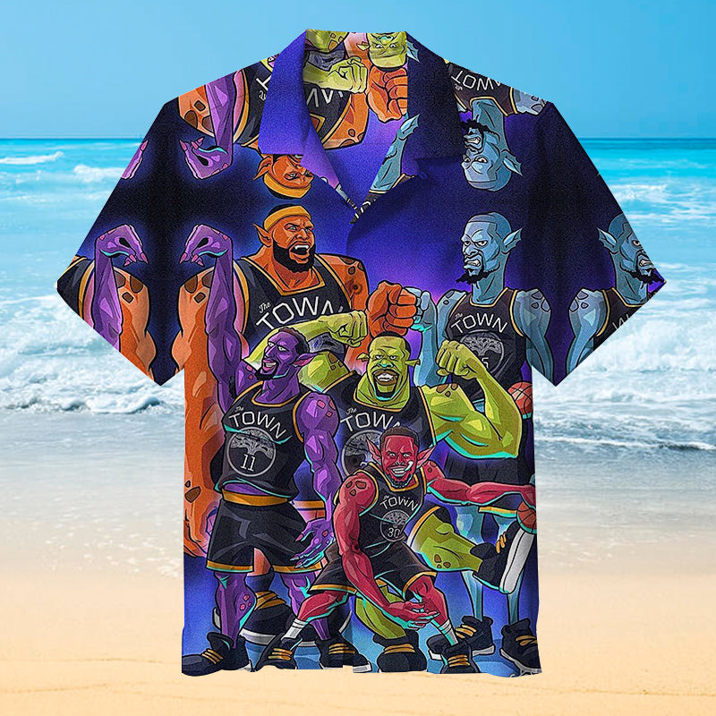 Basketball Monster Hawaiian Shirt