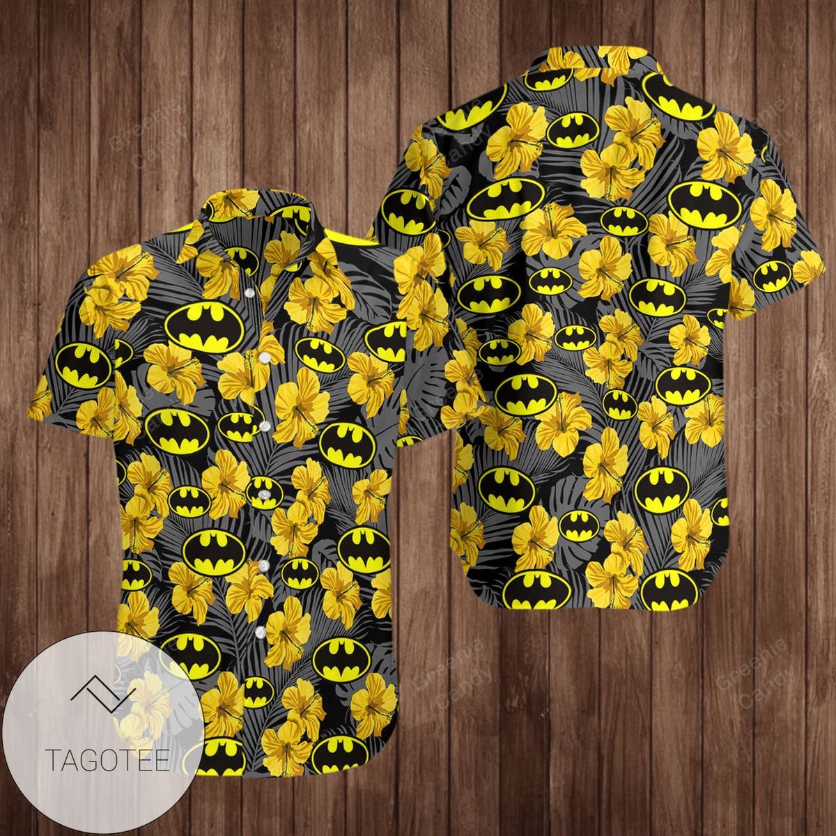 Batman 3 Print Short Sleeve Hawaiian Casual Shirt