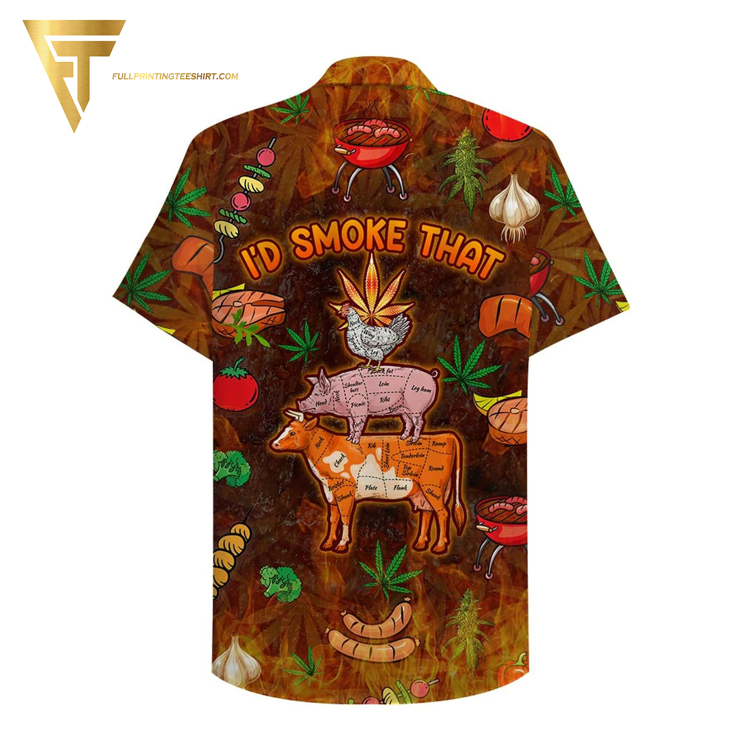 BBQ Once You Put My Meat In Your Mouth Full Printing Hawaiian Shirt