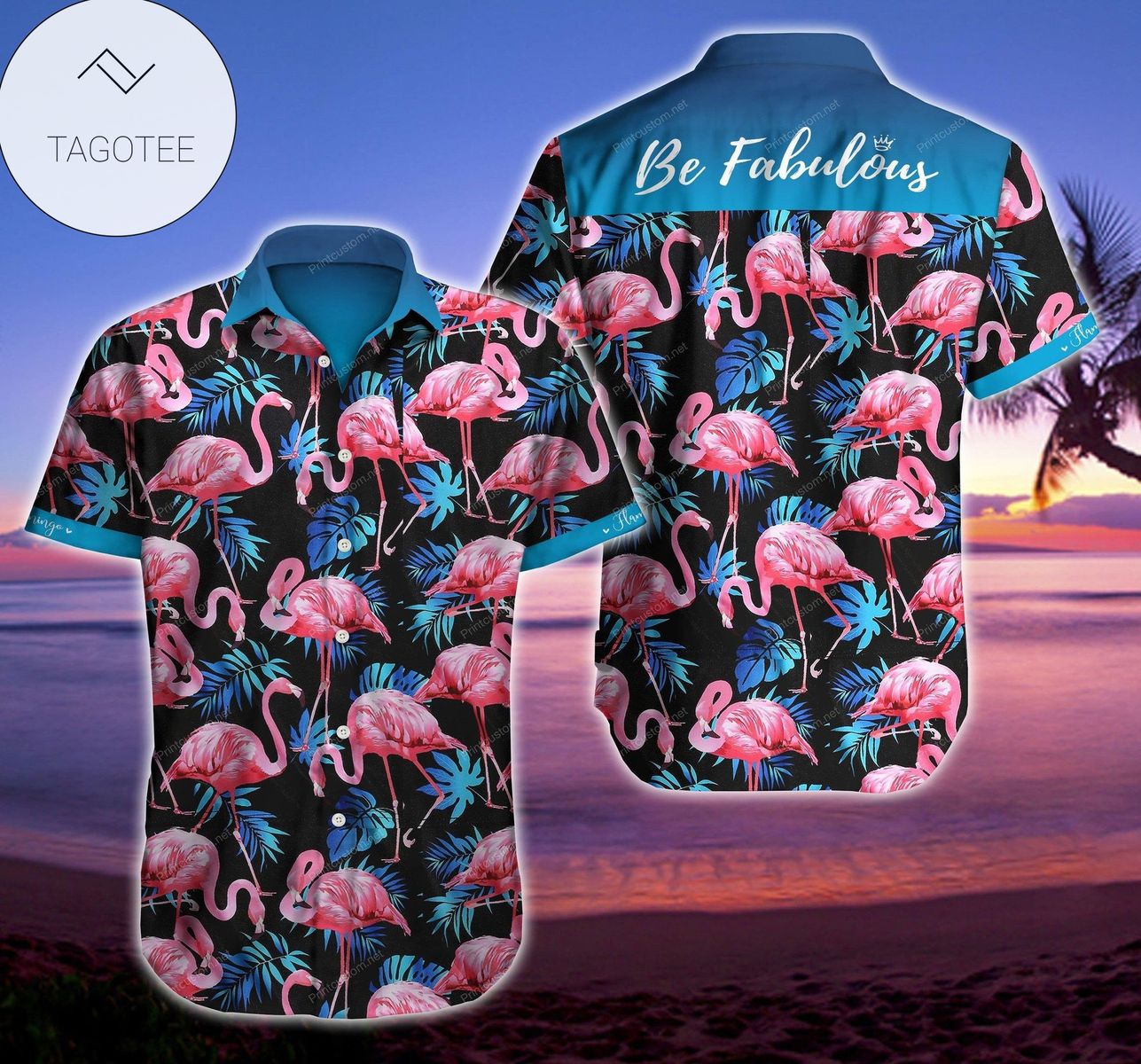 Beach And Motorcycle For Men And Women Graphic Print Short Sleeve Hawaiian Casual Shirt