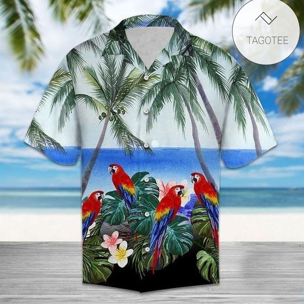 Beach Hawaii Dachshund Hawaiian Shirt