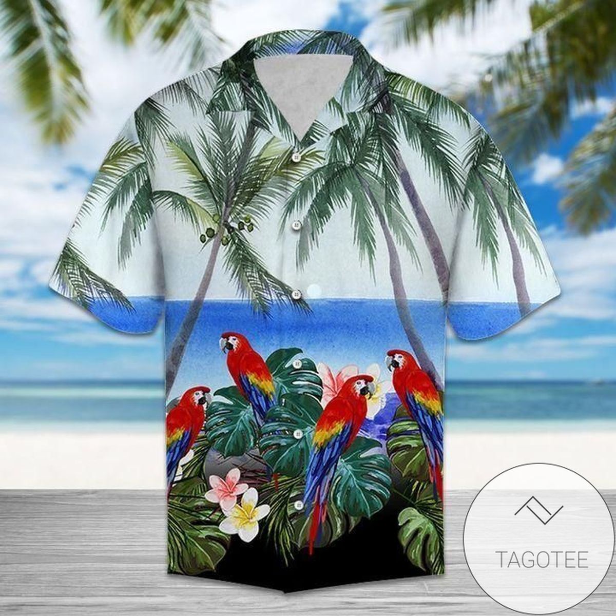 Beach Hawaii Miniature Pinscher Hawaiian Shirt