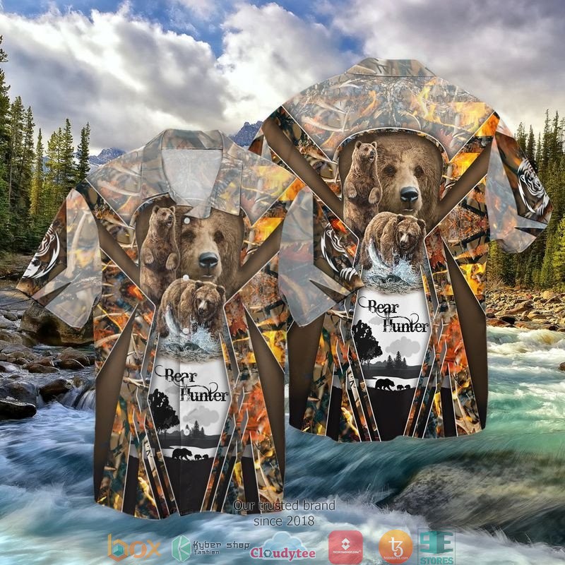 Bear Beer Independece Day Hawaiian Shirt