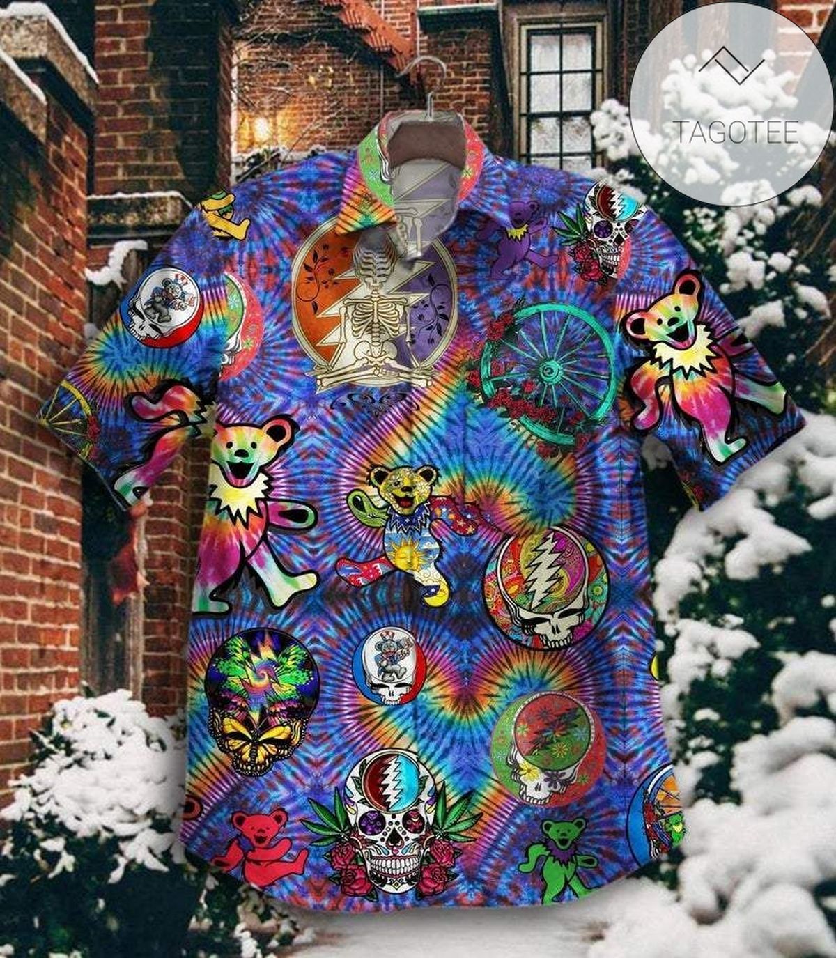 Bear Tropical 3d Hawaiian Shirt For Men With Vibrant Colors And Textures