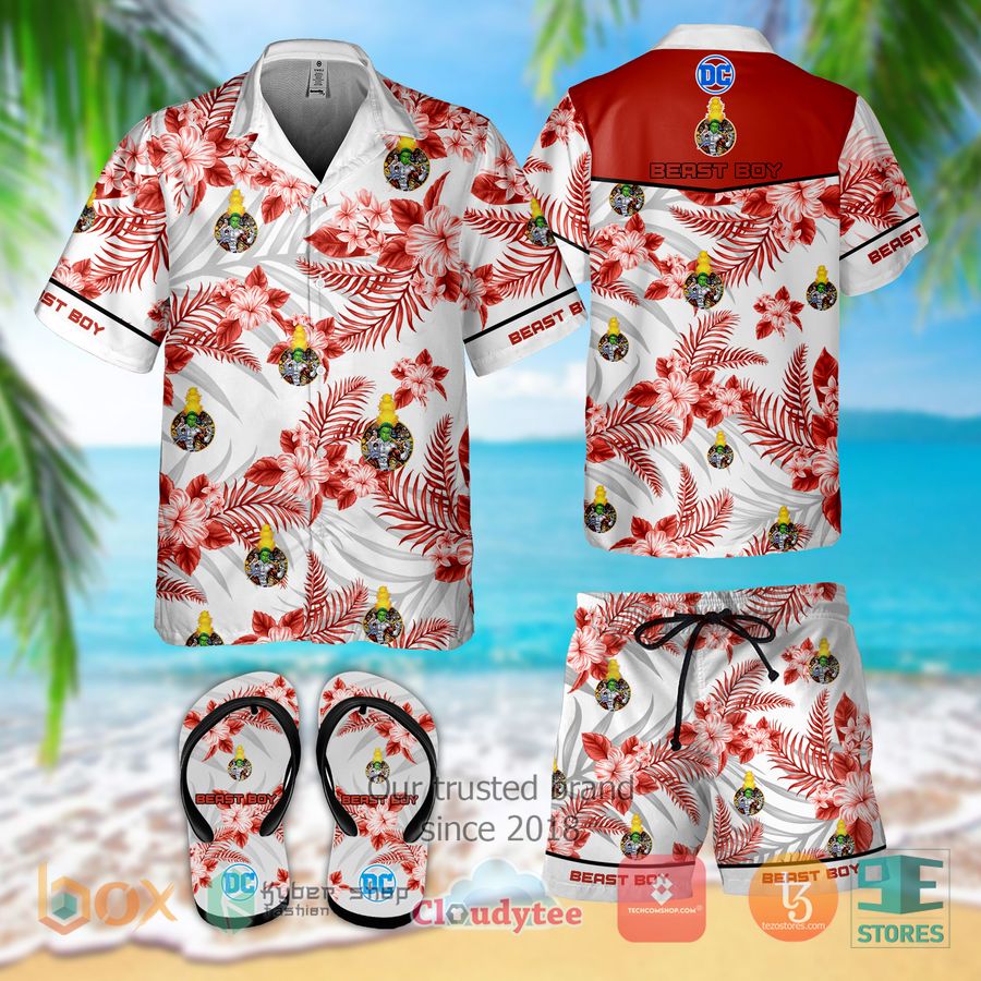 Beauty And Beast Cartoon Graphic Summer Hawaiian Shirt