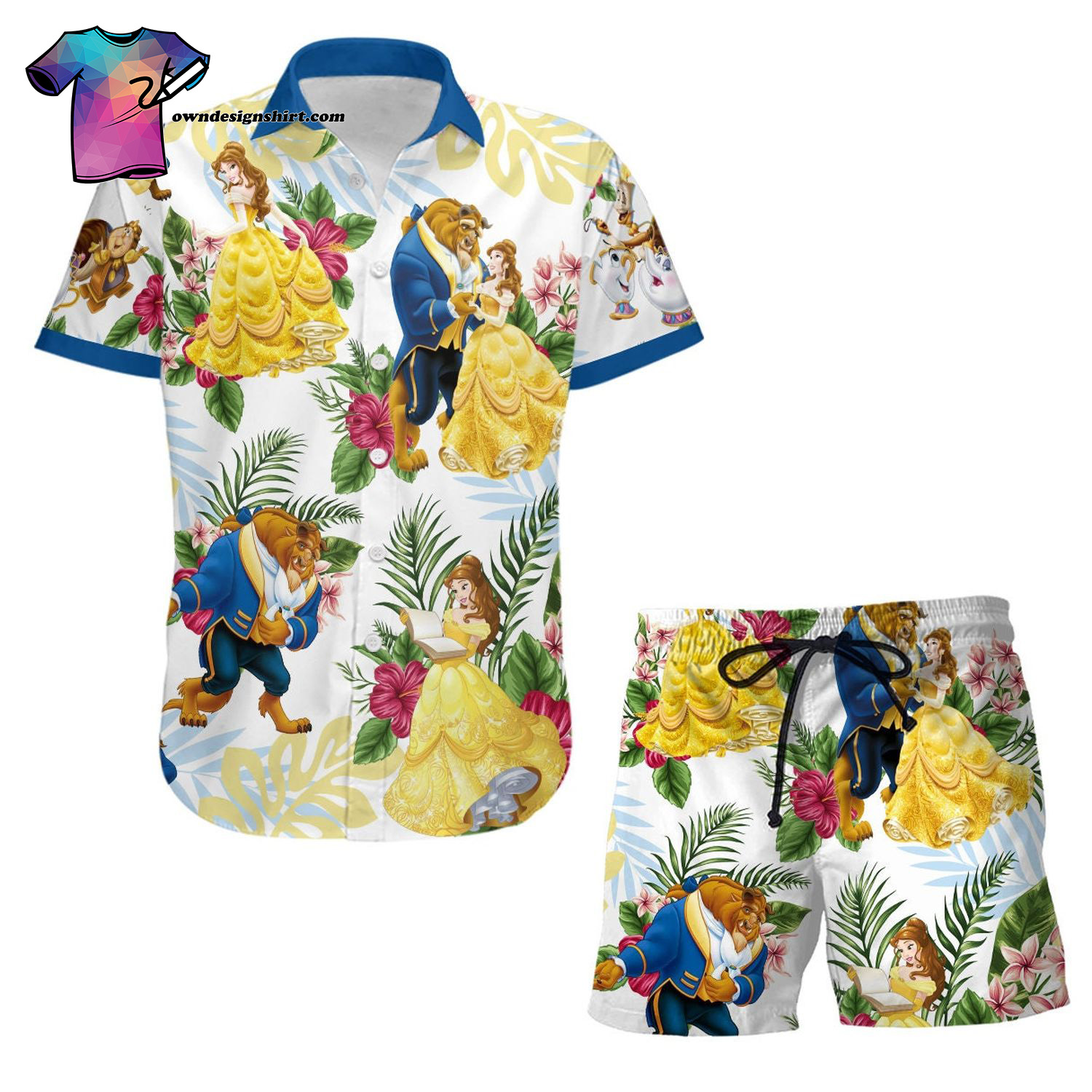 Beech King Air 90 Hawaiian Shirt And Beach Shorts