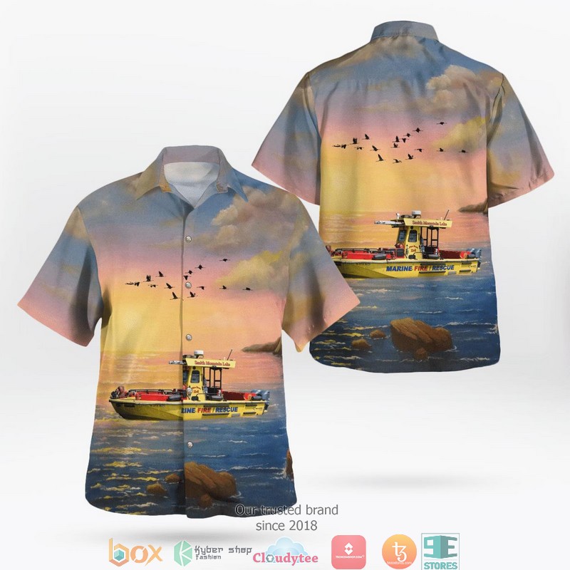 Bedford Police Department New York Hawaiian Shirt