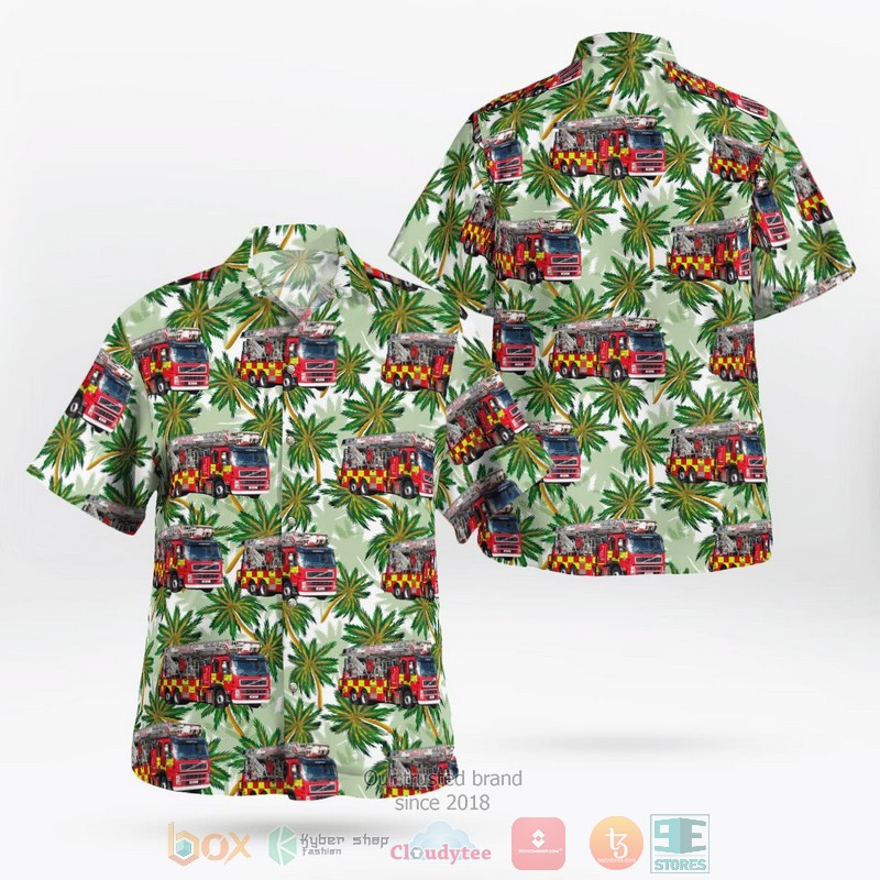 Beech Grove Police Department Beech Grove Indiana Aloha Shirt