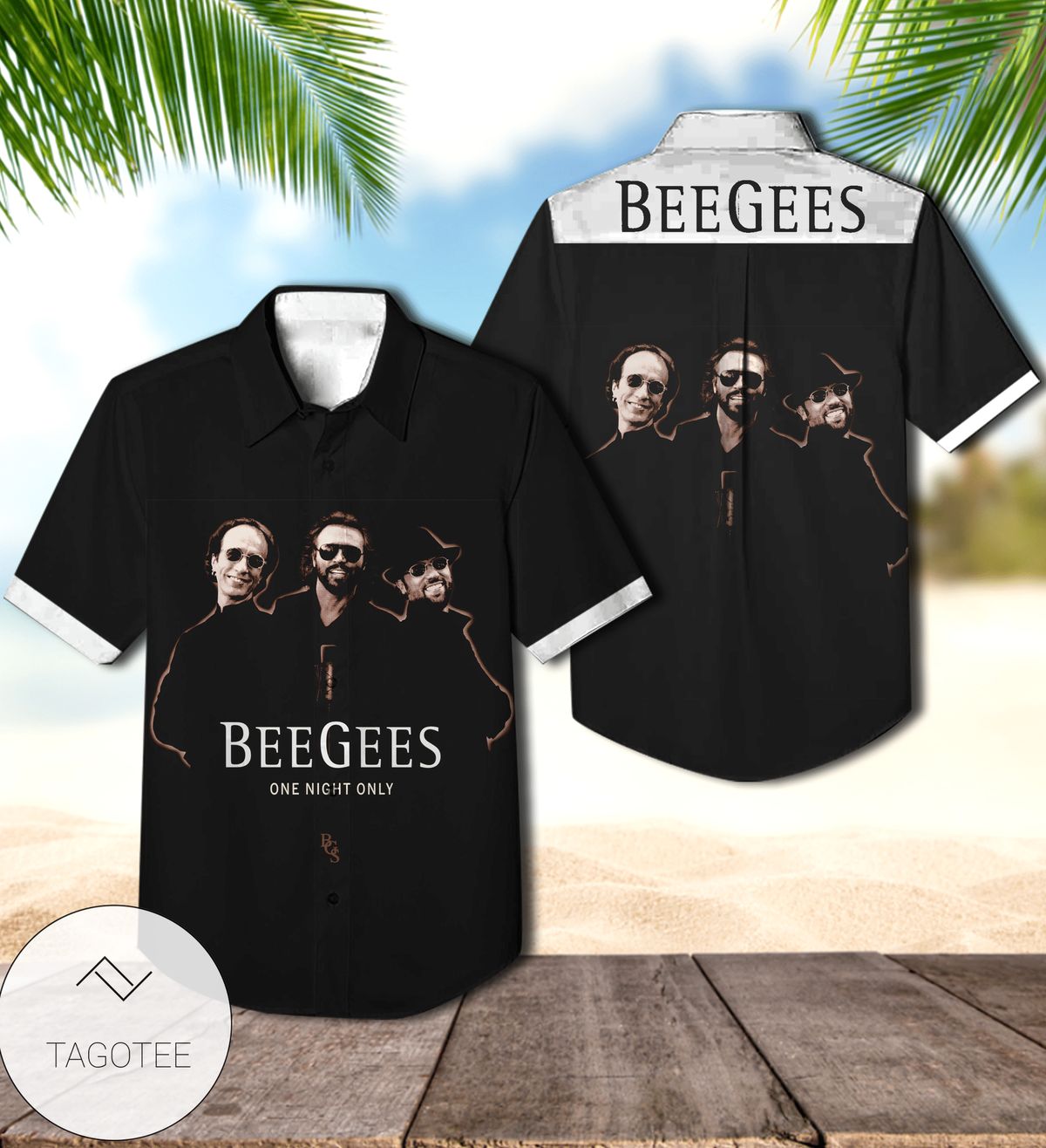 Bee Gees One Album Cover Hawaiian Shirt