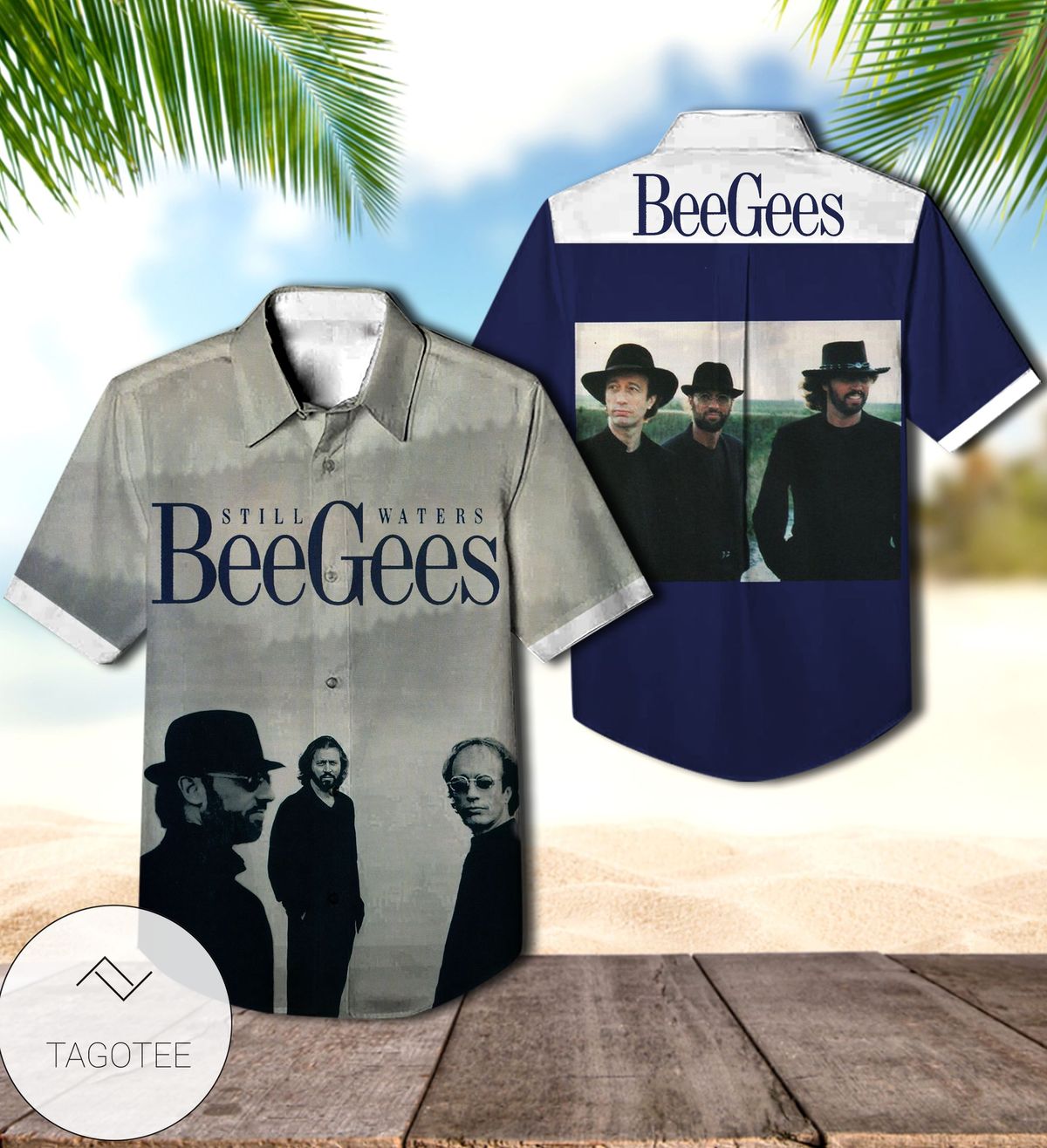 Bee Gees One Album Cover Hawaiian Shirt