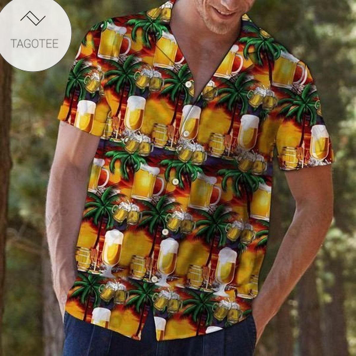 Beer Golf Hawaiian Shirt