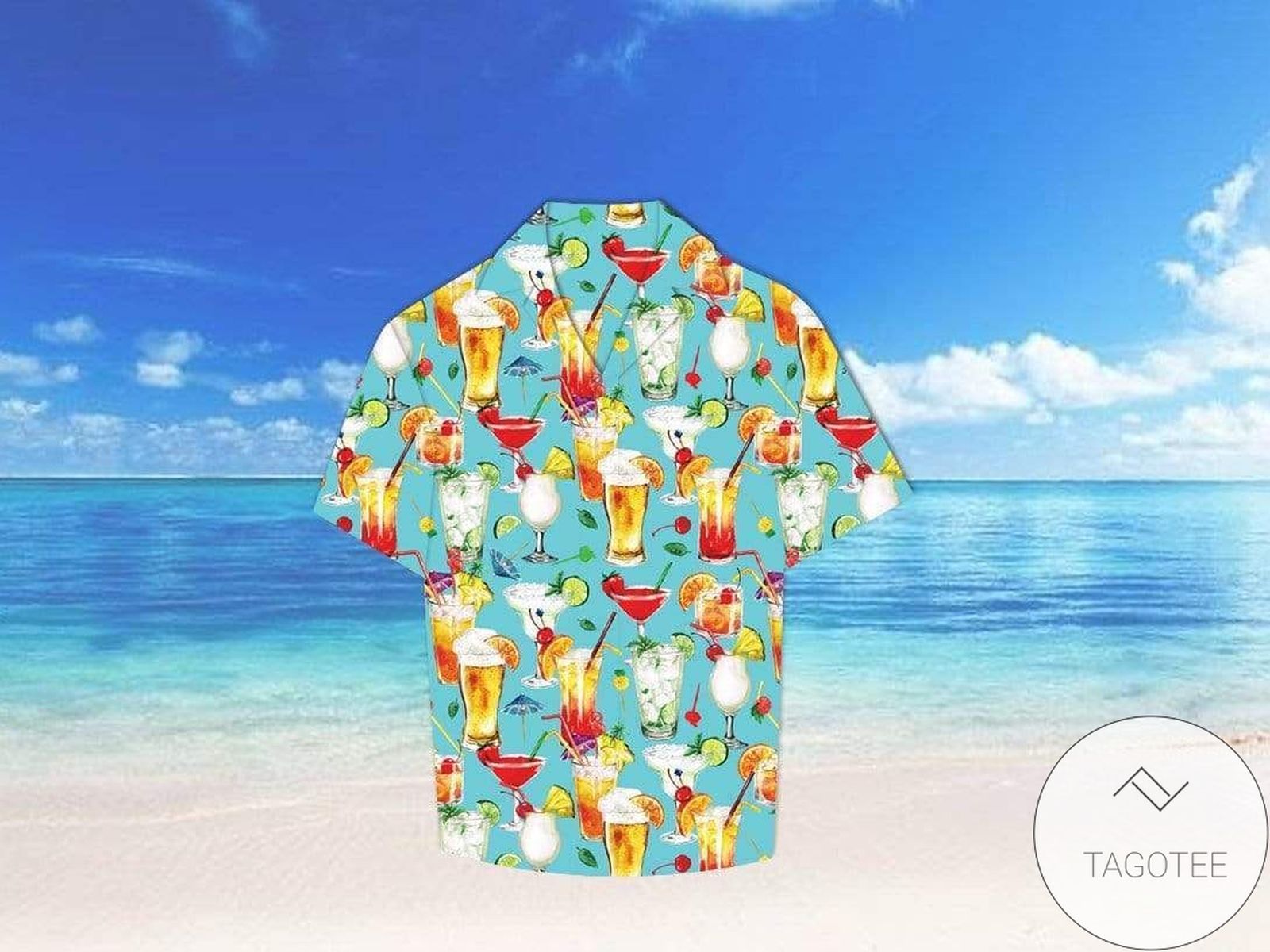 Beer Coconut Tree Hawaiian Shirt