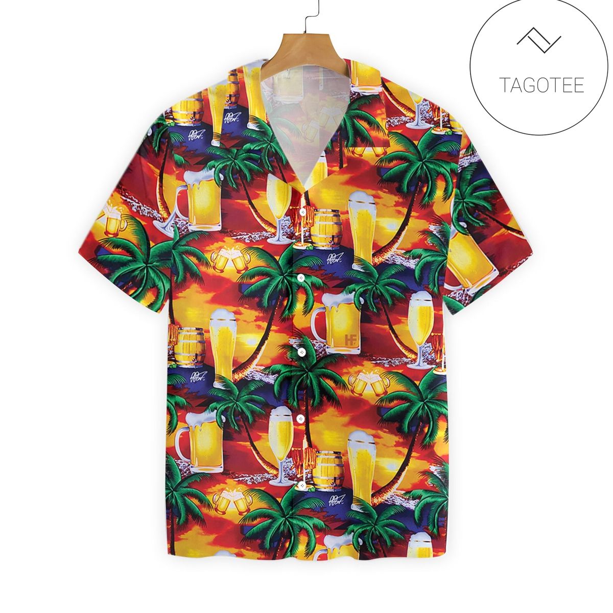 Beer Hawaii Shirt I Just Want To Drink Beer And Ignore All Of My Old Man Problems Oat Pattern Black Hawaiian Aloha Shirt