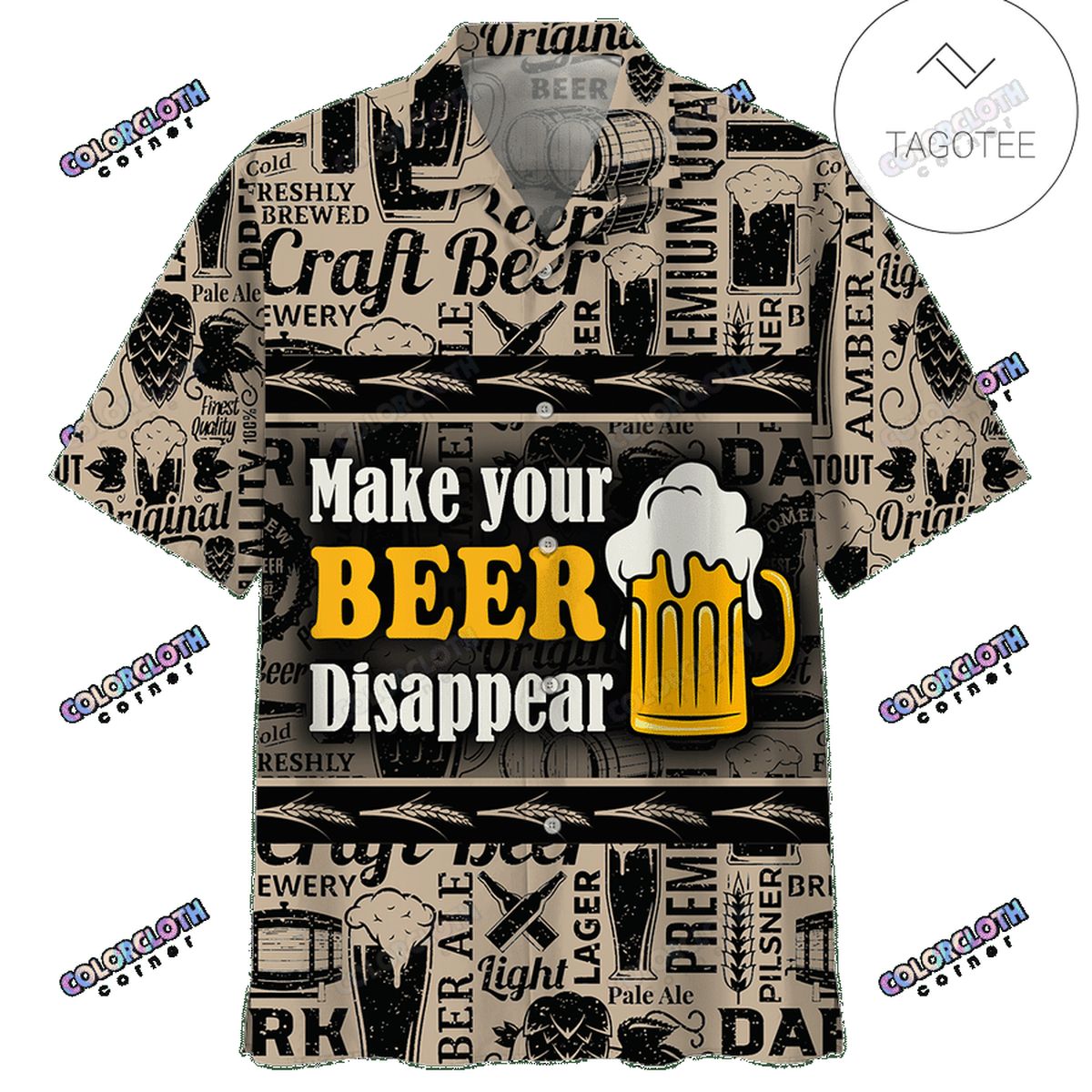 Beer Hawaiian Shirt The Best Beers Is The Ones We Drink With Friends Aloha Shirt