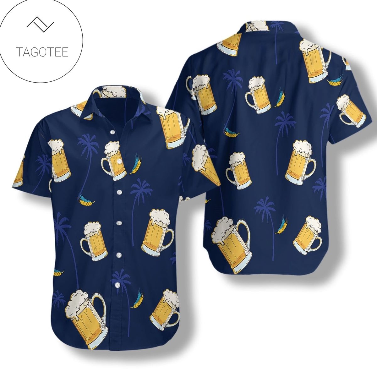 Beer Mugs Hawaiian Shirt