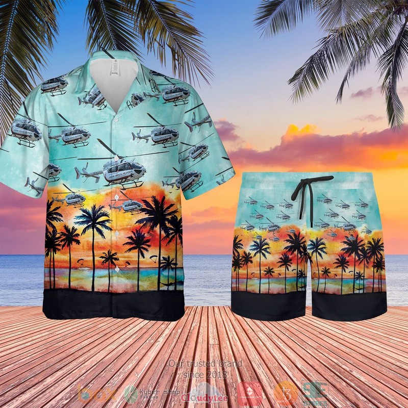 Bell Ambulance Milwaukee Wisconsin Fleet Hawaiian Shirt