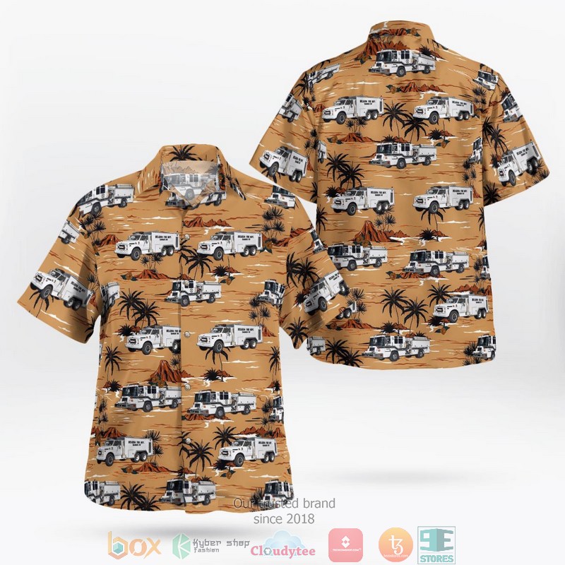 Bell’s Ambulance Service Healdsburg California Hawaiian Shirt