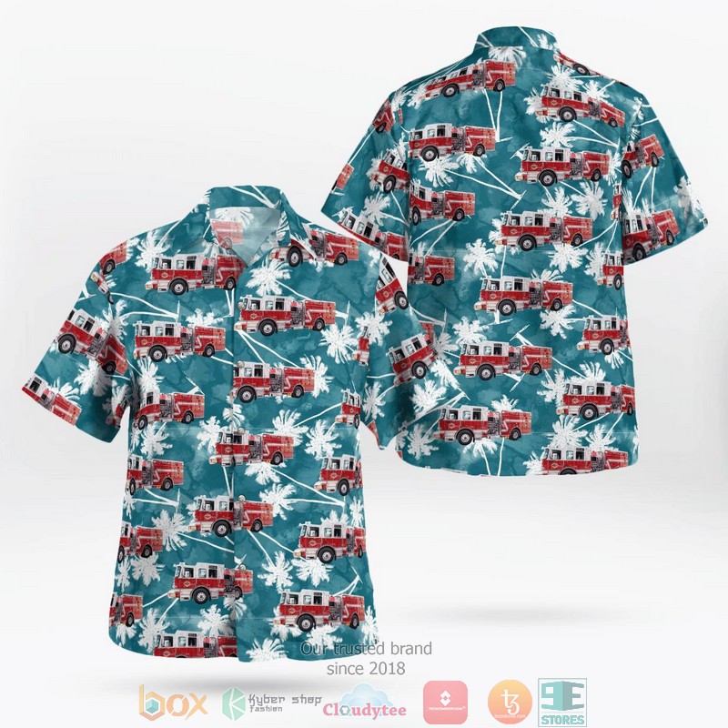 Bellmore New York Bellmore-Merrick EMS Hawaiian Shirt