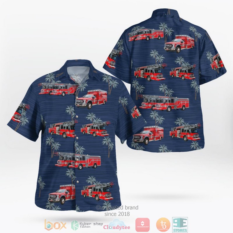 Belpre Ohio Belpre Volunteer Fire Department Hawaiian shirt