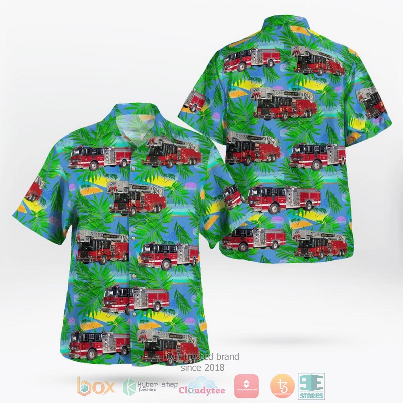 Beltsville Volunteer Fire Department Prince George’s County Maryland Hawaiian Shirt