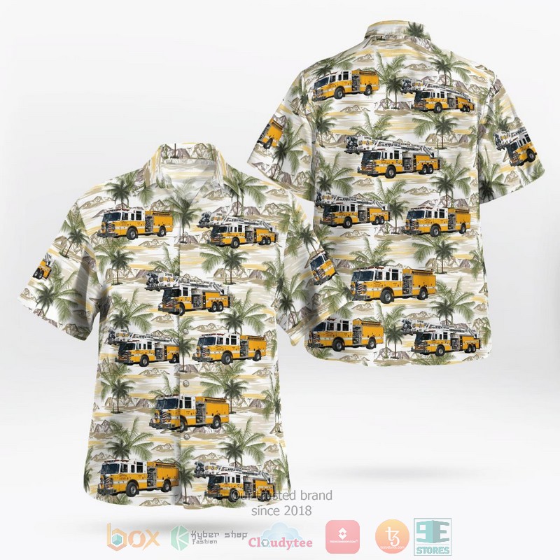 Berlin-Orange Township Fire Department Michigan Hawaii 3D shirt