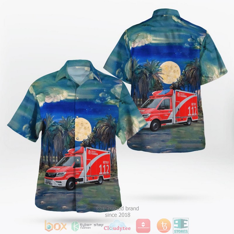 Berlin-Orange Township Fire Department Michigan Hawaii 3D shirt