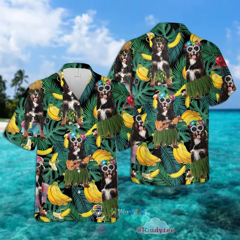 Bichon Frise Banana Tropical Hawaiian Shirt