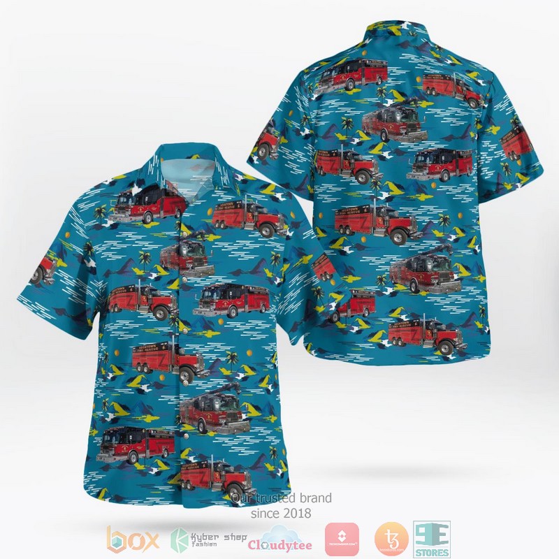 Bettendorf Iowa MedForce Aeromedical Transport Hawaiian Shirt