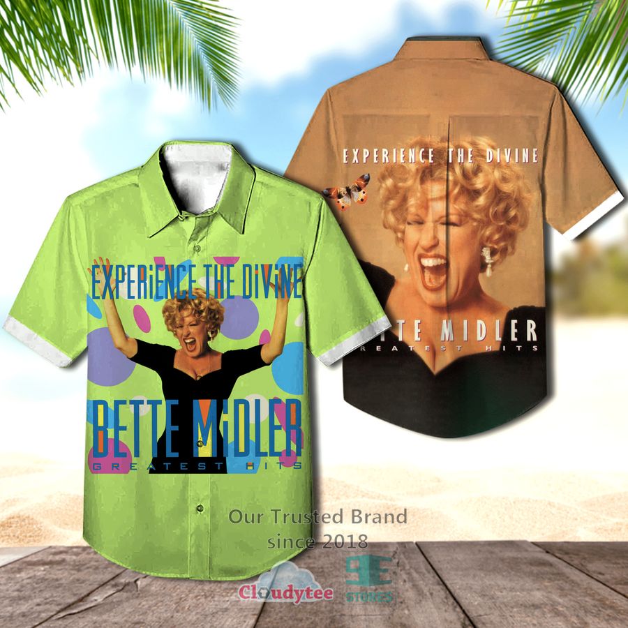 Bette Midler Bathhouse Betty Album Hawaiian Shirt