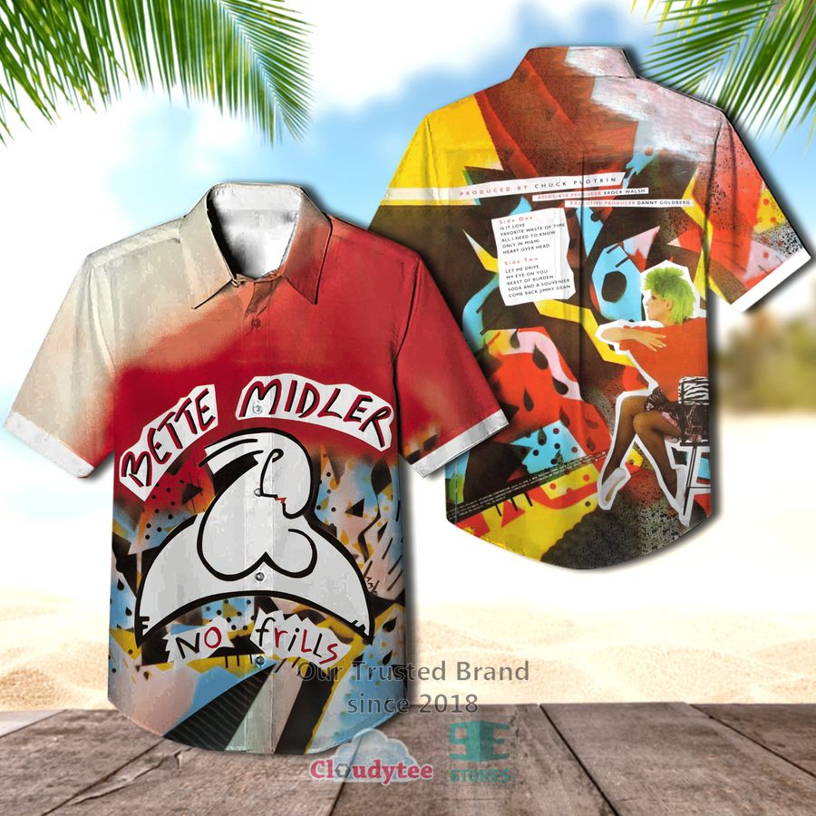 Bette Midler Beaches Album Hawaiian Shirt