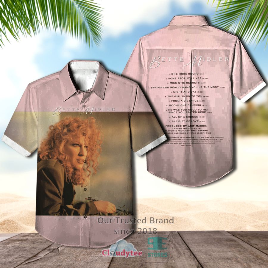 Bette Midler The Divine Miss M Album Hawaiian Shirt