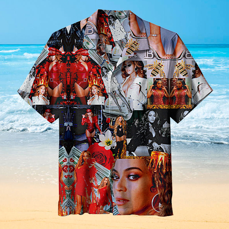 Bigfoot Tour Poster Collage Hawaiian Shirt