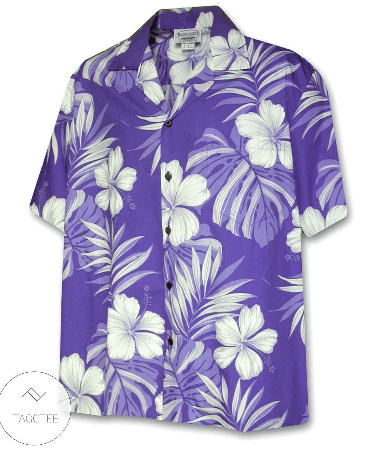 Big Hibiscus White Flower Men Hawaiian Shirt